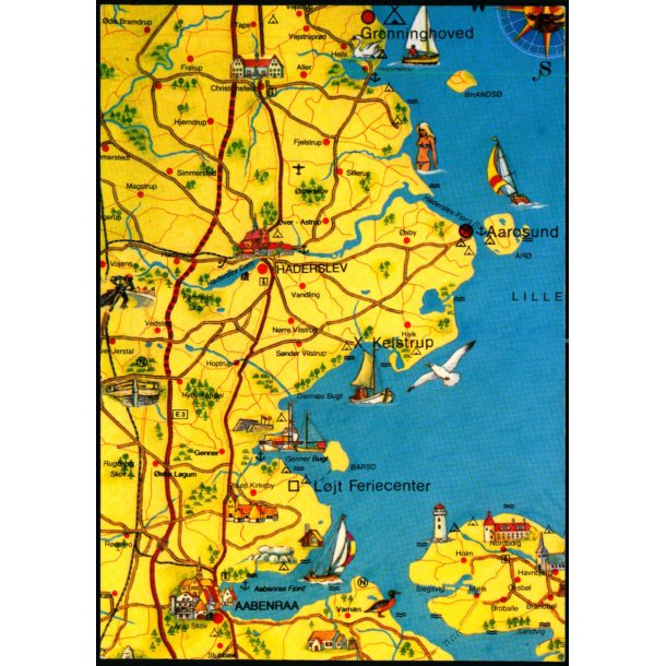 S�nderjyllands �stkyst - Brorsb�l Foto 339/85 - Brugt