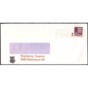 Perfin - Kbenhavns Kommune p Brev - Kbenhavns Skattevsen - Stemplet