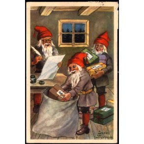 Jenny Nystrm - Visitkortformat - Sagokunst 4702/1 - Brugt