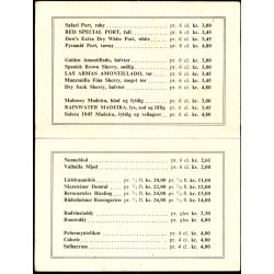 Duus Vinklder - Jens Bangs Stenhus -  Aalborg - Bordkort !