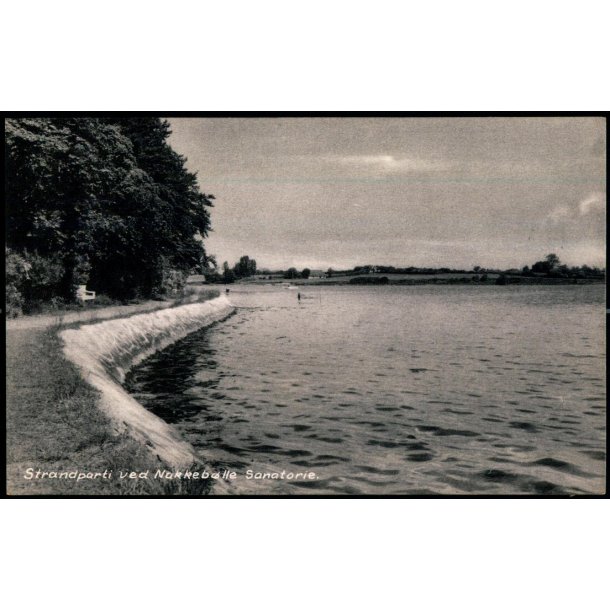 Strandparti ved Nakkeb�lle Sanatorie - Georg E. Jensens Eftf. 93803 - Brugt