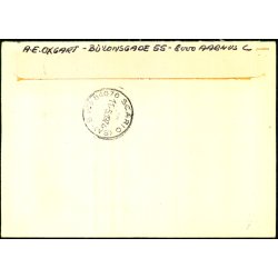 Expres Brev til Italien fra Aarhus  4 - 5 - 74