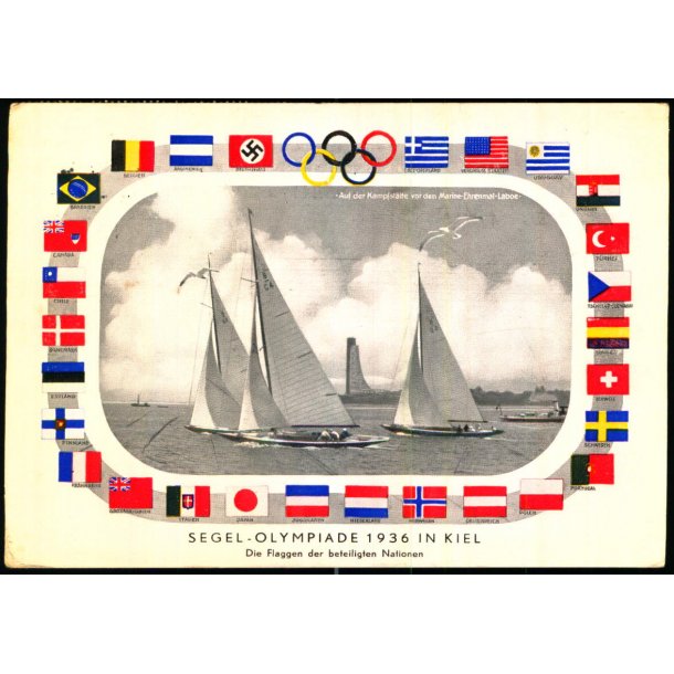 Segel - Olympiade 1936 in Kiel - u/n - brugt