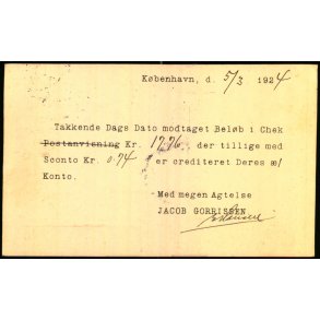 Vestjysk Olieforsyning - Kbh.N..  - u/n - Brugt.