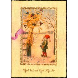 Jenny Nystrm - God jul och Gott Nytt r - Foldet kort - u/n