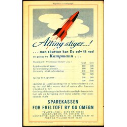 Sparekassen for Ebeltoft By og Omegn - Bagsiden er Trkpapir