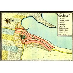 Ebeltoft - Kopi af kort fra 3. Sept. 1782 - Ubrugt