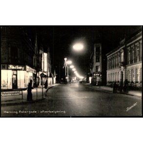 Herning - �stergade i Aftenbelysning - Stender H. 59 K - Ubrugt