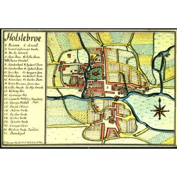 Holstebroe - Kopi af kort fra 26. okt. 1782 - Ubrugt