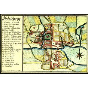 Holstebroe - Kopi af kort fra 26. okt. 1782 - Ubrugt