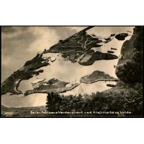 S�ren Poulsens Verdenskort ved Kleistrup S� og Volde - Aalborg Luftfoto 94956