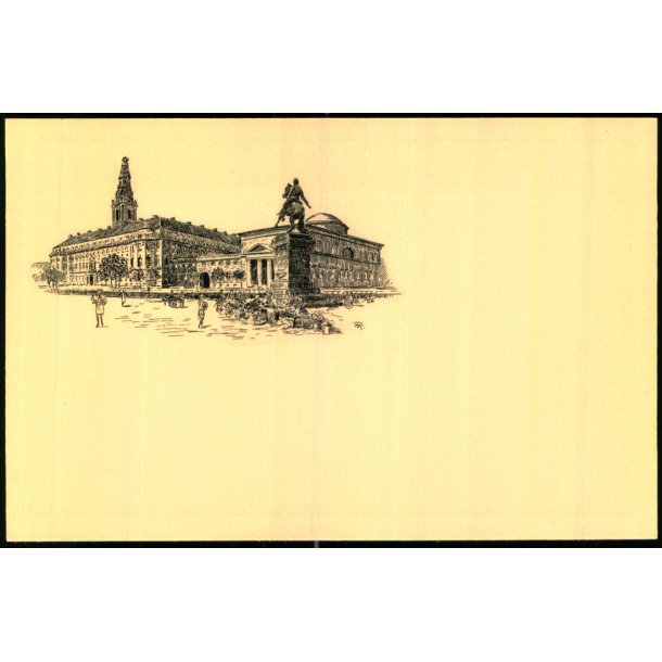 F.Kravl - Christiansborg - L.L.J. u/n - Ubrugt