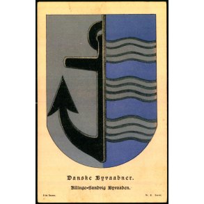 Danske Byvaabner - Allinge-Sandvig Byvaaben - Fritz Benzen 6 - Ubrugt