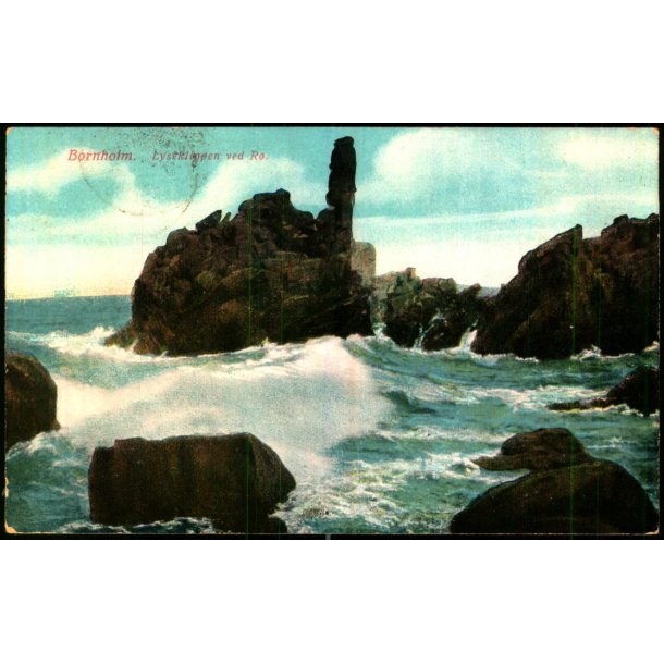 Bornholm - Lyseklippen ved R - C.F. 702 - Brugt