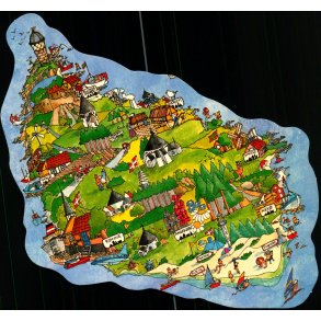 Bornholm - stersens Perle - W. Dams Bogh. 1005 - Ubrugt