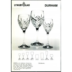 Durham Snapsglas. H:150 mm. - Lyngby Glas