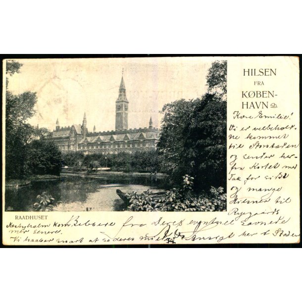 Hilsen fra Kbenhavn - Raadhuset - u/n - Brugt 