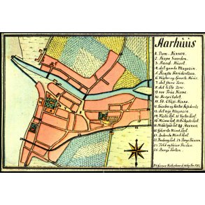 Aarh��s - Kopi af kort fra 14. sept. 1782 - u/n