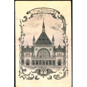 Den nye Personbanegaards Hovedindgang - Nordisk Repro 4057 - Brugt