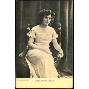 Frk. Gudrun Carlson - u/n - Ubrugt