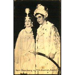 Ellen Diedrich og Holger Reenberg I Aladdin - Stender 13475 - Ubrugt