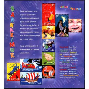 F�r�erne - Miniark AFA 440 - 449 - Postfrisk