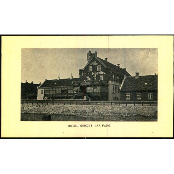 Hotel Nordby paa Fan - Billede fra Folder - u/n - Ubrugt