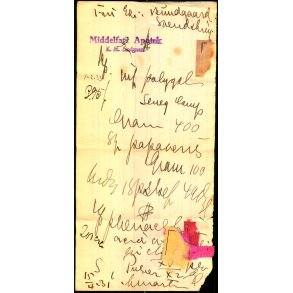 Recept - K.M. Lindgreen - Middelfarts Apothek - 14 - 4 - 1931