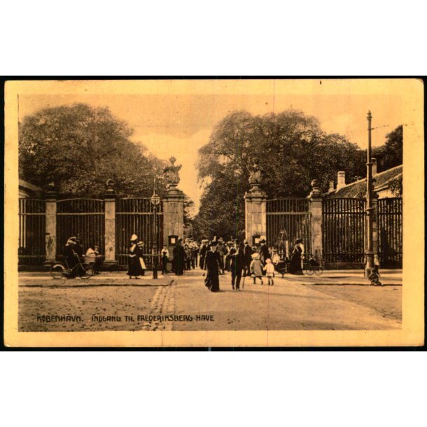 Kbenhavn - Indgangen Frederiksberg Have - Greens Forlag 76 - Brugt