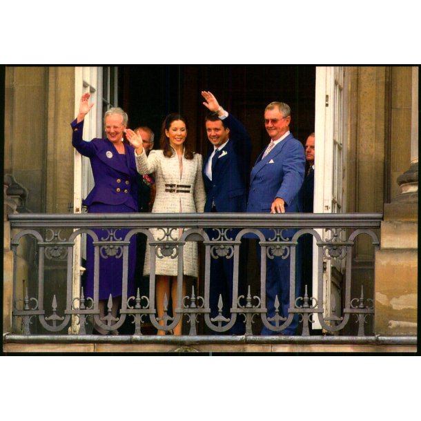 Dronning Margrethe,- Mary Donaldsen - Kronprins Frederik - Prins Henrik -  Wadmanns 4001 - Ubrugt