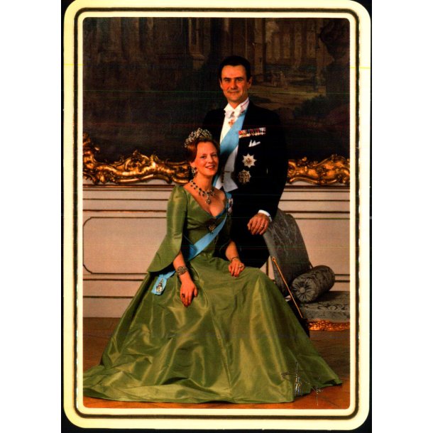 Dronning Margrethe og Prins Henrik - Golden Line 102 - Ubrugt