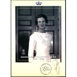 Prinsesse Margrethe - 60 r. - u/n - 13x19 cm.  - Brugt