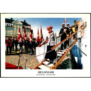 Dronning Margrethe i Helsingr - Maj & Magnussen u/n - 15 x 21 cm. - Ubrugt