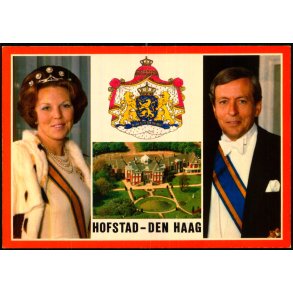 Dronning Beatrix - Prins Claus - Holland -  spanjersberg 116 - Ubrugt