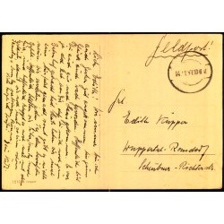 Tysk Feldpostkort - ??   14 - 11- 39