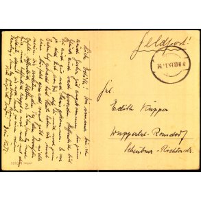Tysk Feldpostkort - ??   14 - 11- 39