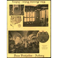 Duus Vinklder - Jens Bangs Stenhus -  Aalborg - Bordkort !