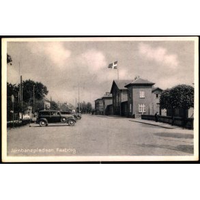 Jernbanepladsen - Faaborg - Ole Bagers Bogh. 76192 - Ubrugt