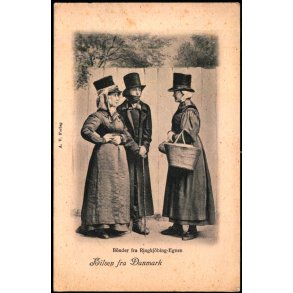 Hilsen fra Danmark - Bnder fra Roingkbing-Egnen - A.V. Forlag u/n - Ubrugt