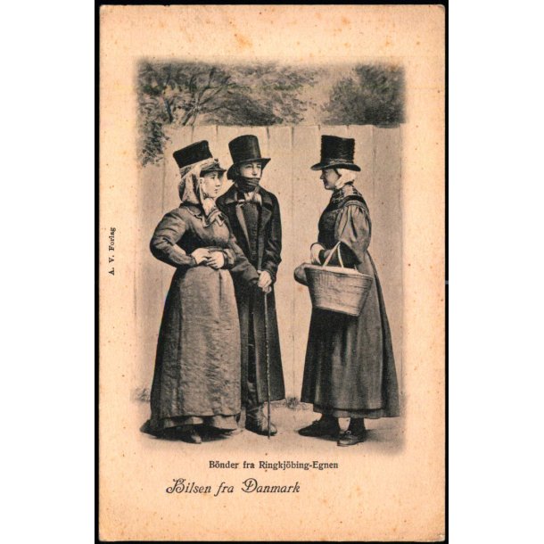 Hilsen fra Danmark - Bnder fra Roingkbing-Egnen - A.V. Forlag u/n - Ubrugt