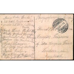 Krigs Gefangenensendung  - England - Wolterdorf 8 - 7  - 19 - Brugt - Rifter !