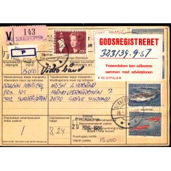 Godsregistreret - V 143  - Fra Grnland - Til Greve Strand