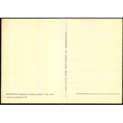 Bornholm - Borgs og Lilleborg - Colbergs Bogh. 8962 - Ubrugt