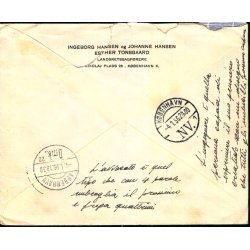 Expres Brev til Kbenhavn NV-  4 - 1 - 56  - Brugt - Masse ptegninger !!