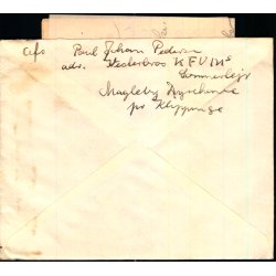 Brev med indhold (2 Ark) fra Vesterbros K.F.U.M. Sommerlejr 1943 - Magleby - Klippinge - Brugt