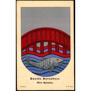 Danske Byvaabner - Skive Byvaaben - Fritz Benzen 60 - Ubrugt