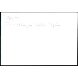 Bryllup i Sevilla Spanien - 18 - 3 - 1995 - Billede