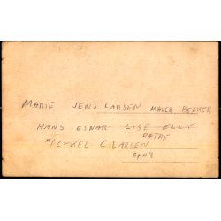 Tisvilde - Fotokort med navne p� personerne p� bagsiden - u/n - Ubrugt