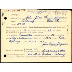 Efterporto - Tryksagskort fra Nstved  20 - 2 - 60