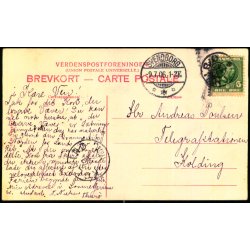 Tur - C. St. 3722 - Brugt - Stjernestempel Thur !